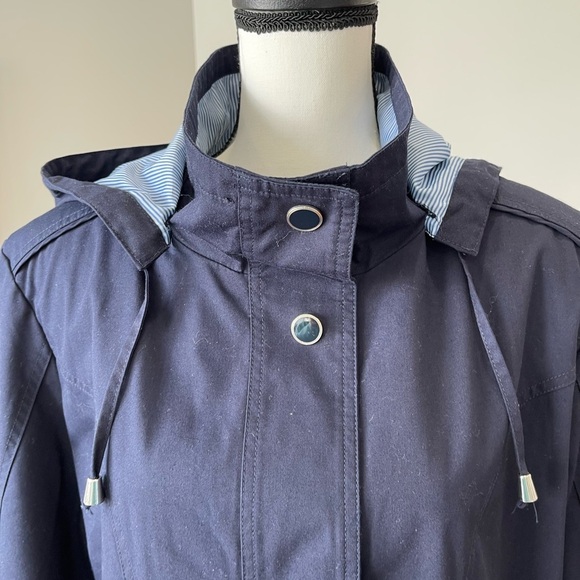 Mackintosh New England jacket with detachable hood all weather windy nautical - Picture 6 of 15